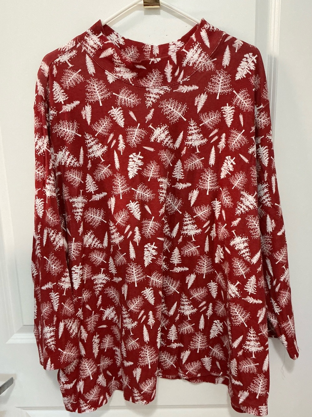 4X mockneck tee
